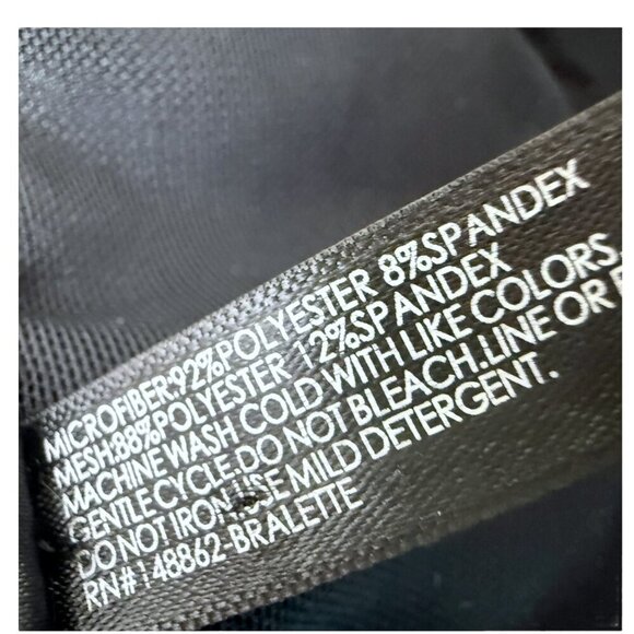 Torrid Sports Bra Top Large (0 Torrid) Black Swim Workout Padded - Picture 7 of 7